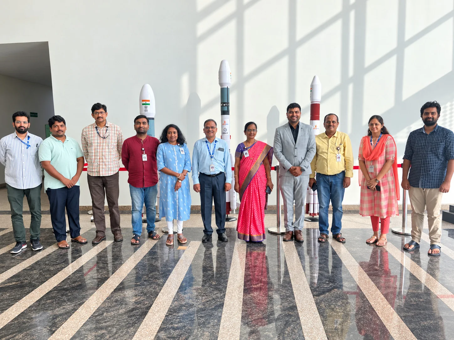 ICS professional training engagement with an ISRO team